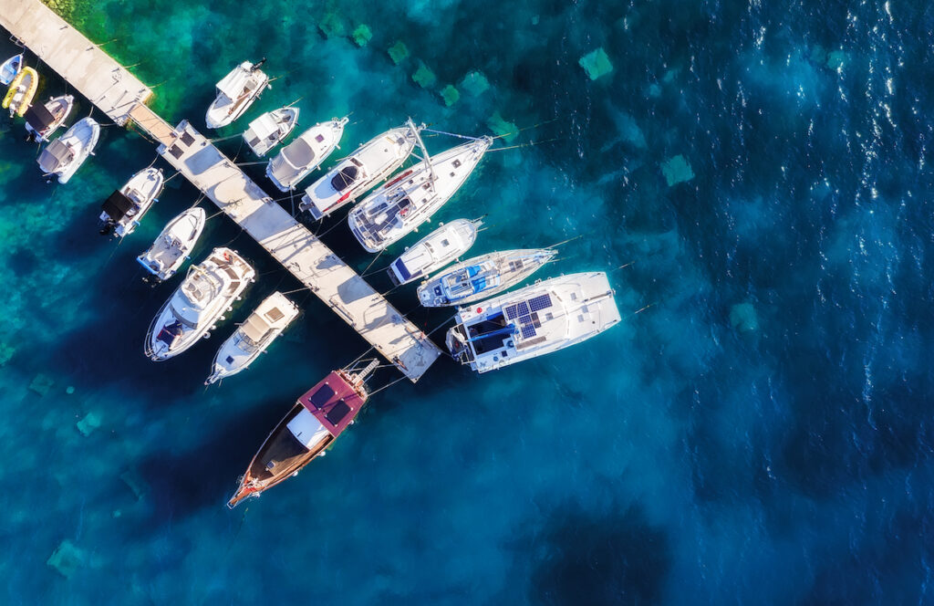 KW Creative Drone Operator - Aerial Drone Photography and Video Services For Commercial Boat or Yacht Businesses By Kent Wynne (C)