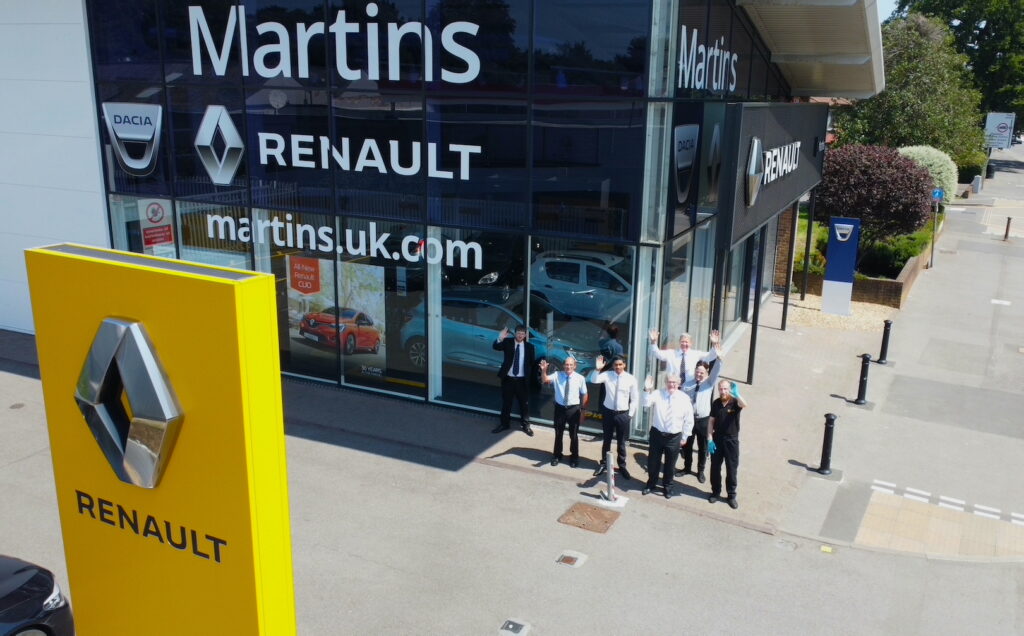 Reading Renault Branch Drone Photosgraphy - Automotive Drone Photography & Videography By Kent Wynne (C)