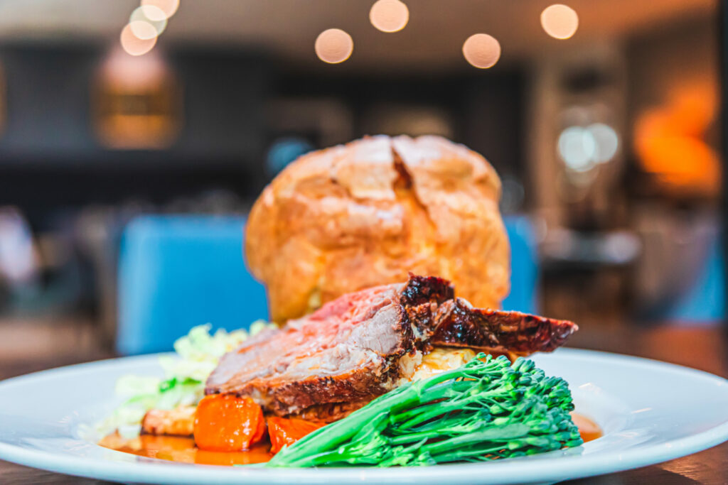 4 - SUNDAY ROAST DINNER FOOD DISH - Donnington Grove Hotel 2022 - Hotel Restaurant _ Bar - Hotel _ Restaurant Food Photography By KW Creative - Kent Wynne Photography (C)