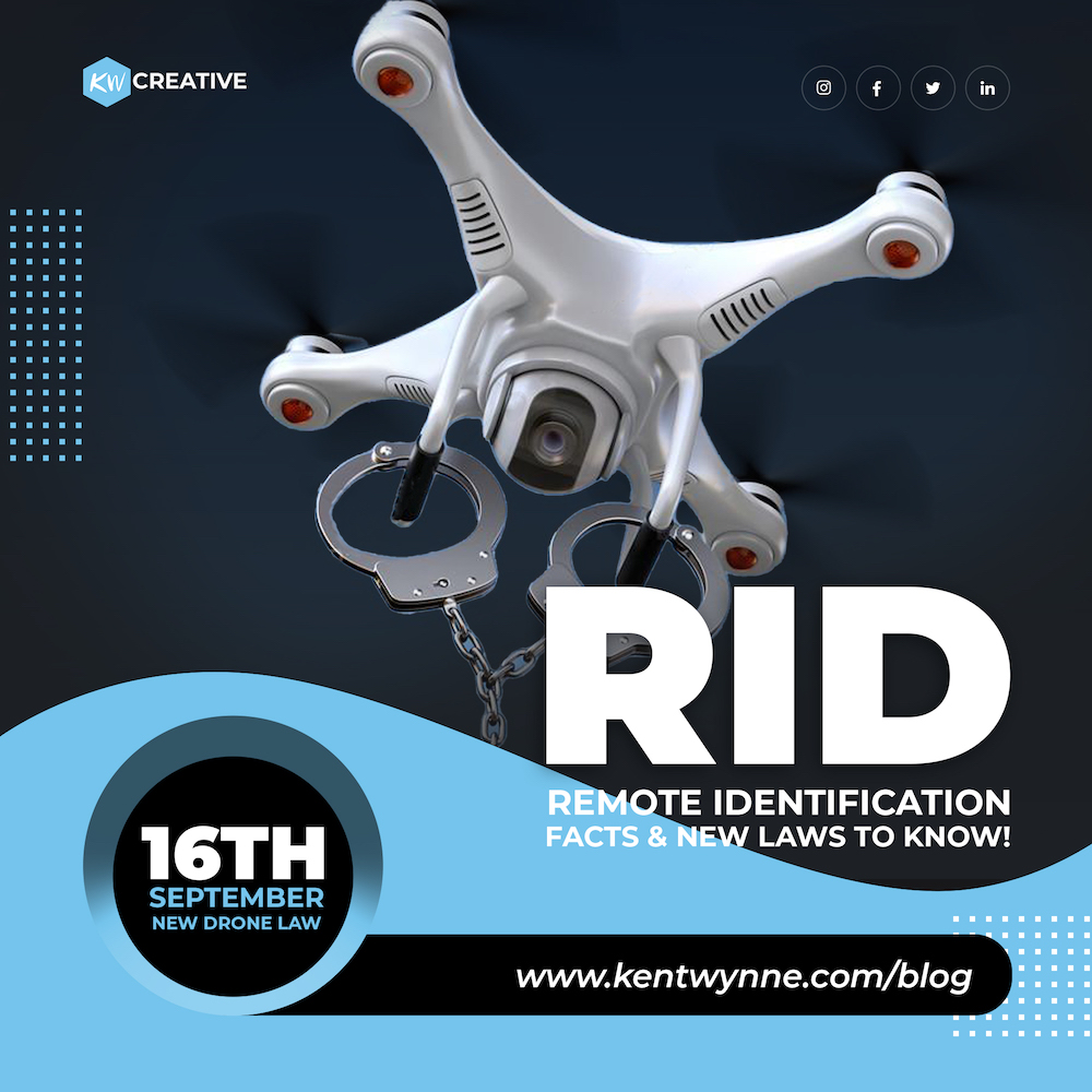 Drone RID - Drone Identification and The New Laws Around Owning and Flying A Drone From The FAA. By KW Ceeative Agency Berkshire UK