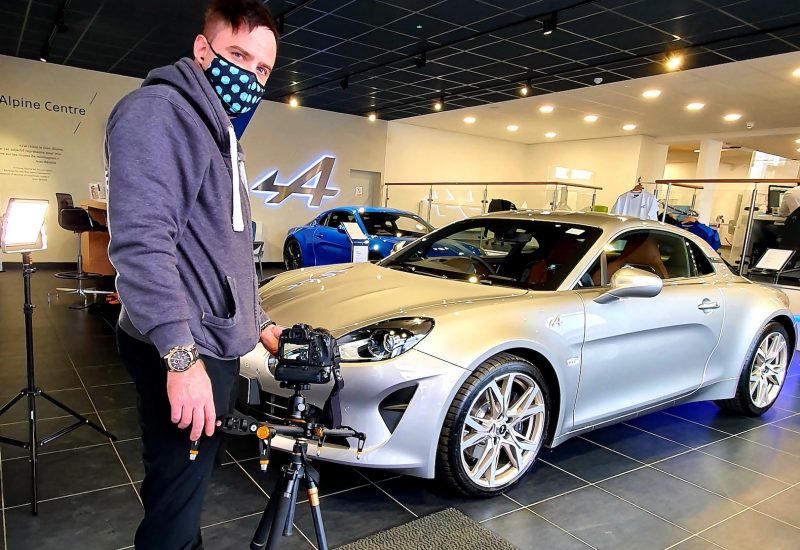 Kent Wynne Behind The Scenes Filming Alpine A110 Legende GT - KW Creative Automotive Videography By Kent Wynne (C)
